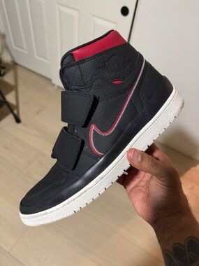 Nike Air Jordan 1 Retro High Double Strap Black / Gym Red - Size 13M